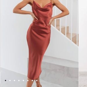 Petal and pup Persia dress- rust size 8